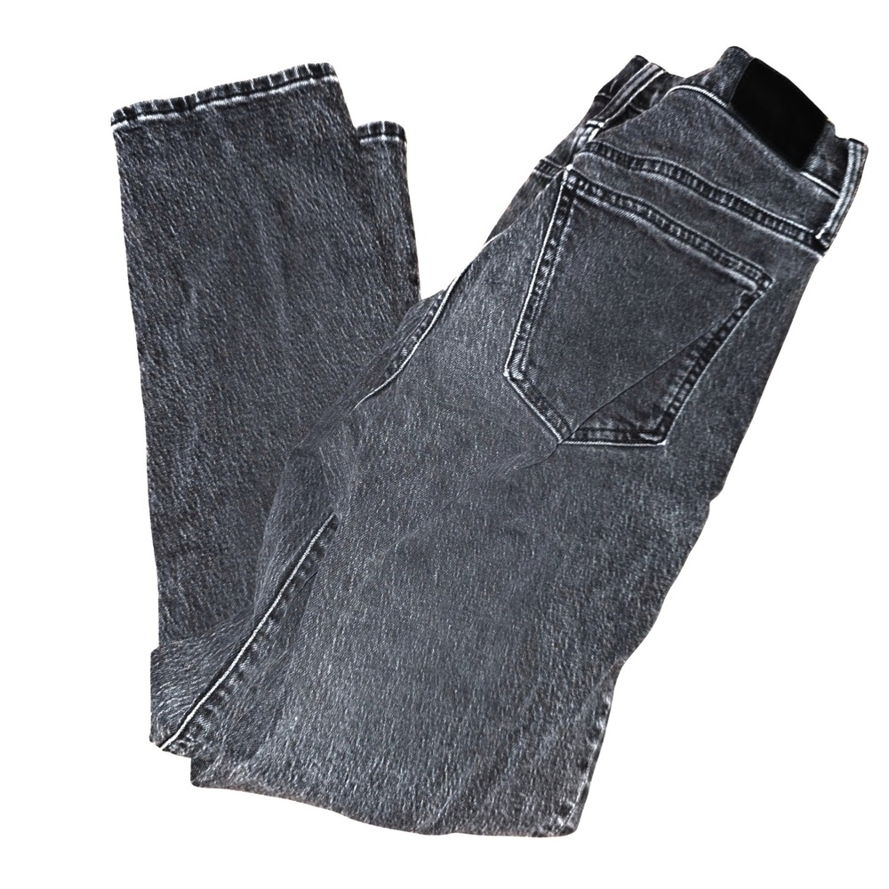 Madewell Black Wash Jeans High Rise Slim Fit Denim Pants Casual Everyday